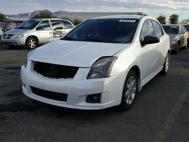 3N1AB6AP1CL694768 - 2012 NISSAN SENTRA 2.0 WHITE photo 2