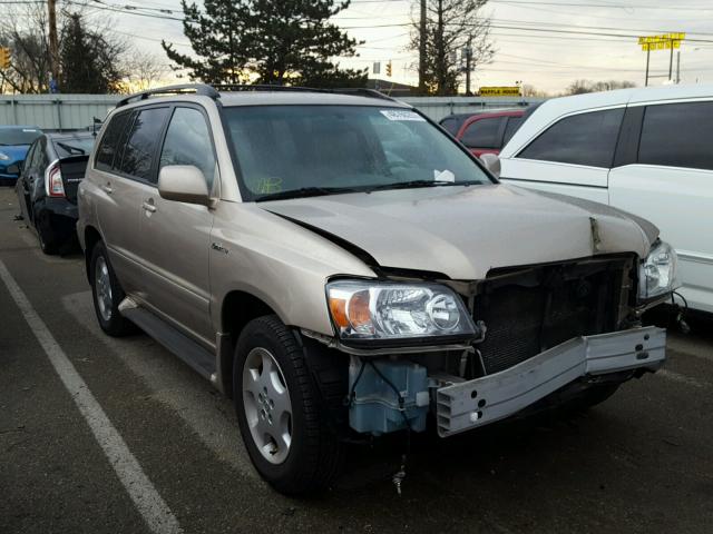 JTEEP21A450089949 - 2005 TOYOTA HIGHLANDER CREAM photo 1