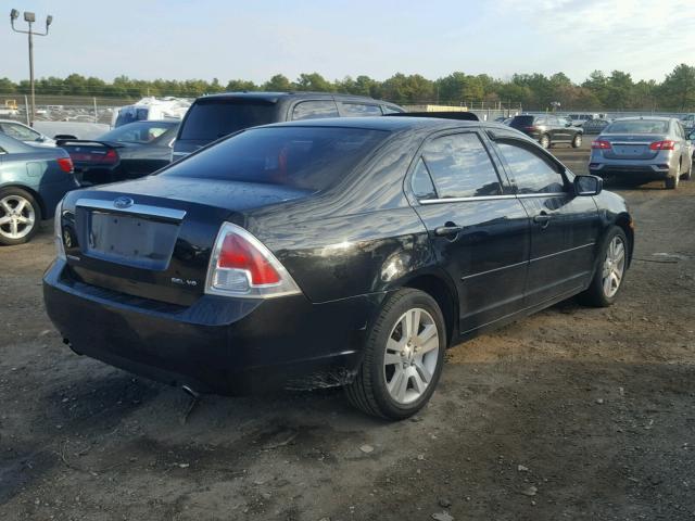 3FAHP08196R121927 - 2006 FORD FUSION SEL BLACK photo 4