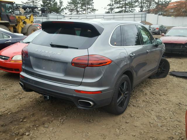 WP1AA2A24GKA10458 - 2016 PORSCHE CAYENNE GRAY photo 4