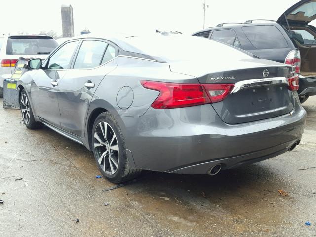 1N4AA6AP1HC444052 - 2017 NISSAN MAXIMA 3.5 GRAY photo 3