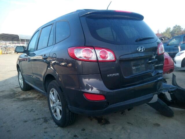 5NMSH4AG5AH394701 - 2010 HYUNDAI SANTA FE S 绿色 照片 3