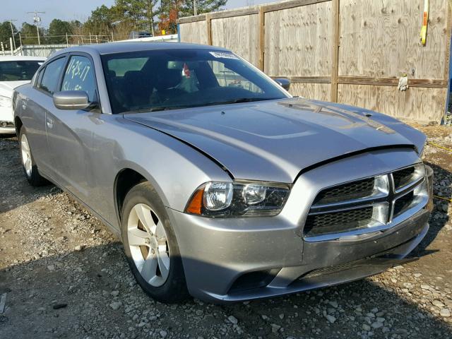 2C3CDXBG8EH203519 - 2014 DODGE CHARGER SE SILVER photo 1