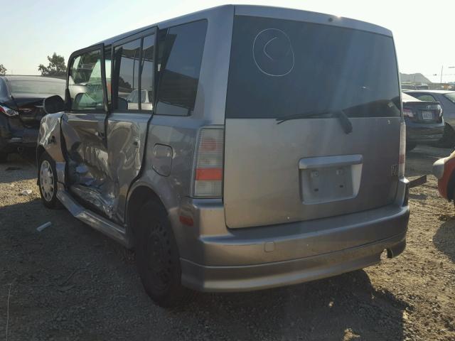 JTLKT324950182097 - 2005 TOYOTA SCION XB 银色 照片 3