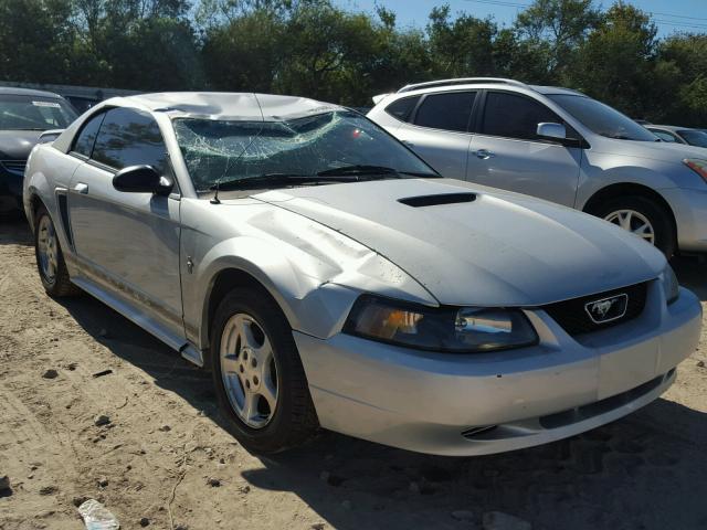 1FAFP40402F174074 - 2002 FORD MUSTANG SILVER photo 1