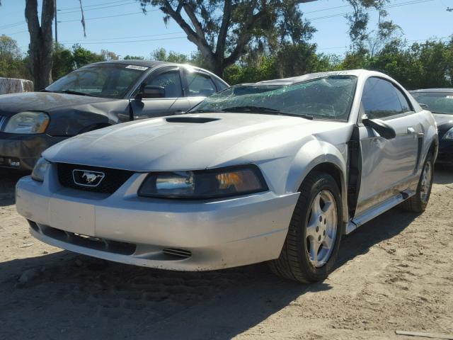 1FAFP40402F174074 - 2002 FORD MUSTANG SILVER photo 2