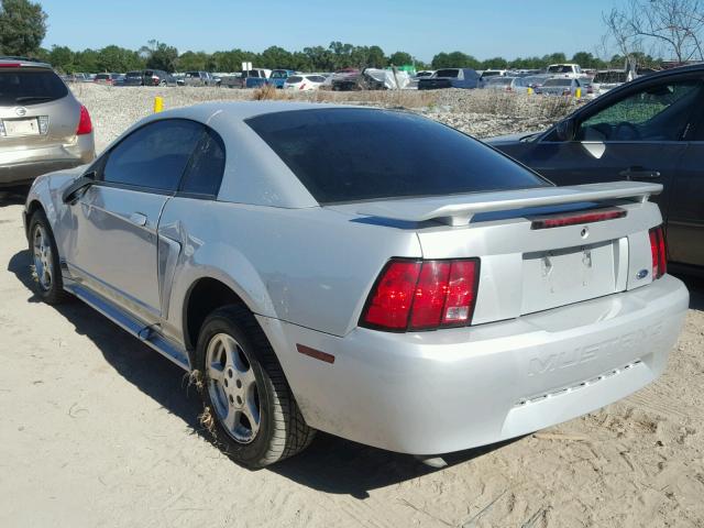 1FAFP40402F174074 - 2002 FORD MUSTANG SILVER photo 3