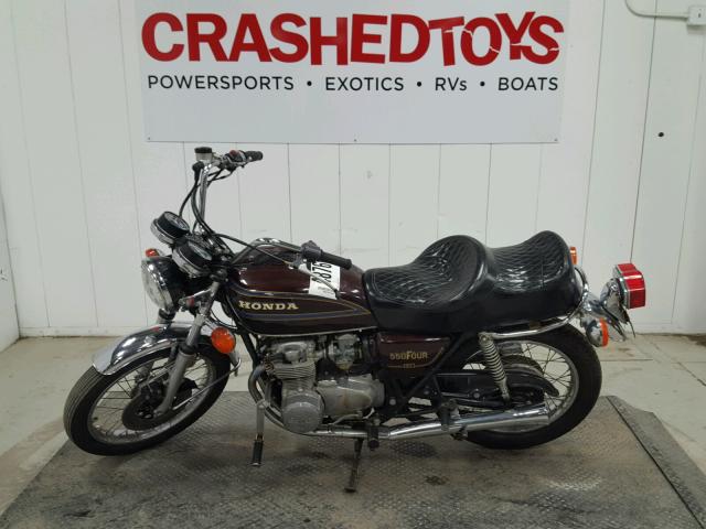 CB550K2120433 - 1978 HONDA 550 MAROON photo 3