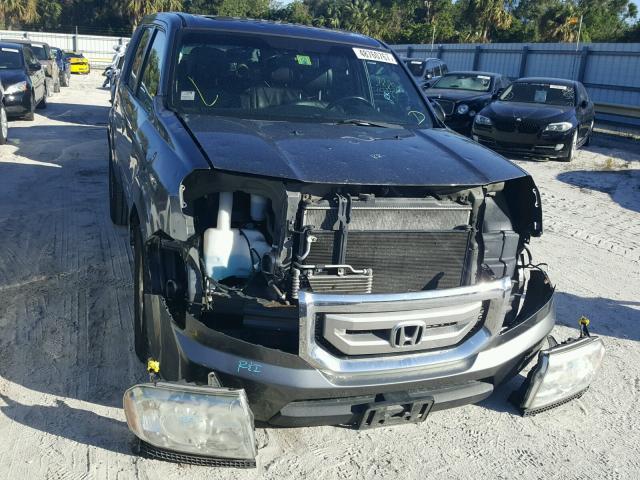 5FNYF4H56BB008231 - 2011 HONDA PILOT EXL GRAY photo 9