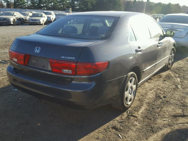 1HGCM56435A169876 - 2005 HONDA ACCORD LX GRAY photo 4