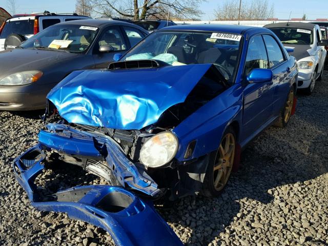 JF1GD29683G507333 - 2003 SUBARU IMPREZA WR BLUE photo 2