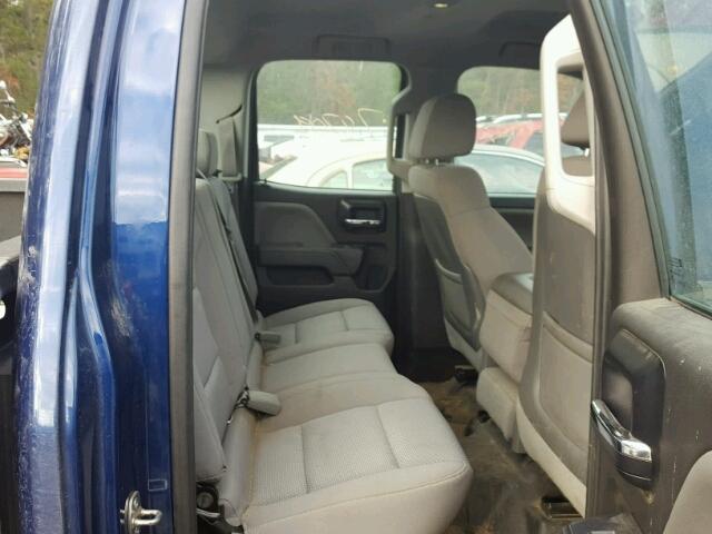 1GCVKPEC3EZ309234 - 2014 CHEVROLET SILVERADO BLUE photo 6