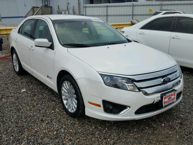 3FADP0L39CR254187 - 2012 FORD FUSION HYB WHITE photo 1