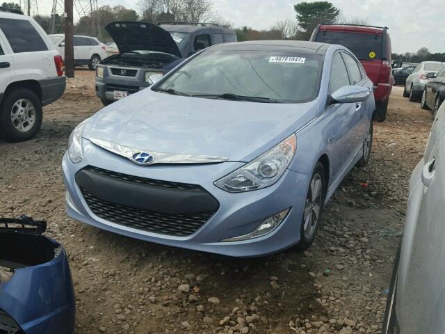 KMHEC4A41CA027949 - 2012 HYUNDAI SONATA HYB BLUE photo 2