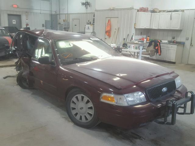 2FABP7BV9AX112875 - 2010 FORD CROWN VICT MAROON photo 1