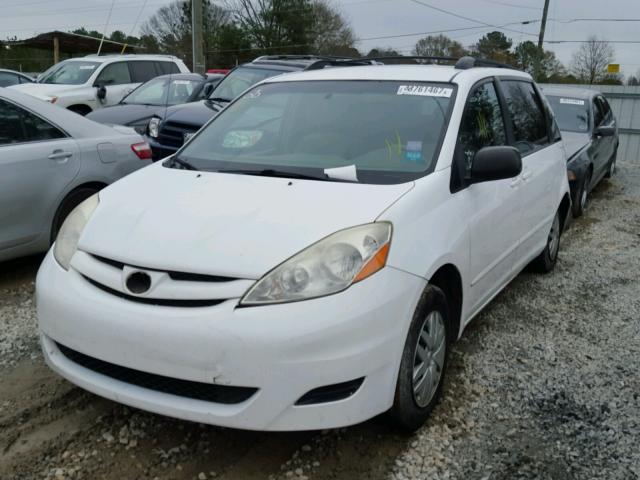 5TDKK4CC1AS307109 - 2010 TOYOTA SIENNA CE WHITE photo 2