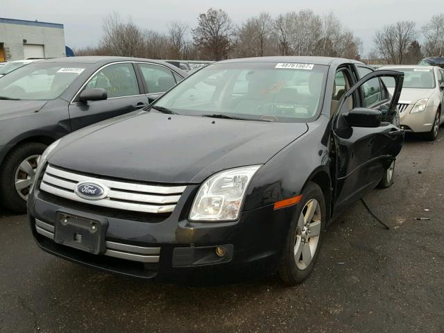 3FAHP07169R188619 - 2009 FORD FUSION SE BLACK photo 2