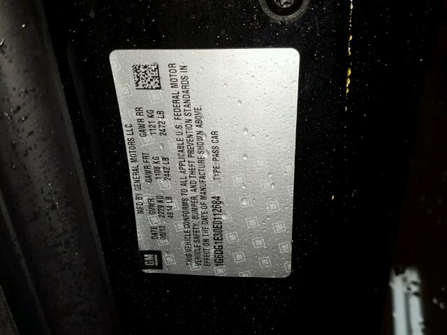 1G6DG1E30E0112684 - 2014 CADILLAC CTS PERFOR Qara foto 10