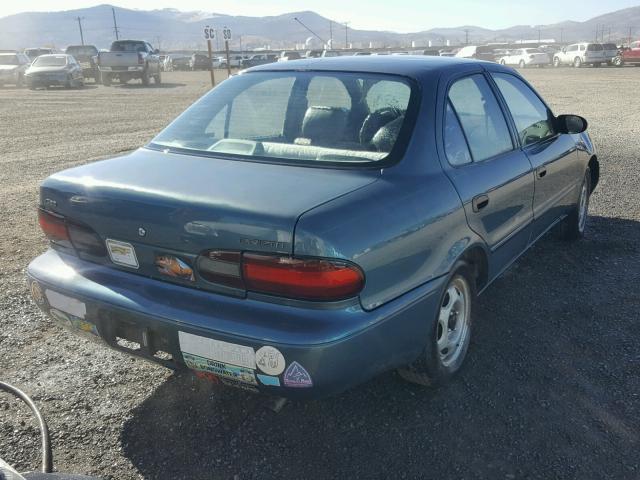 1Y1SK5267SZ101564 - 1995 GEO PRIZM BASE TEAL photo 4