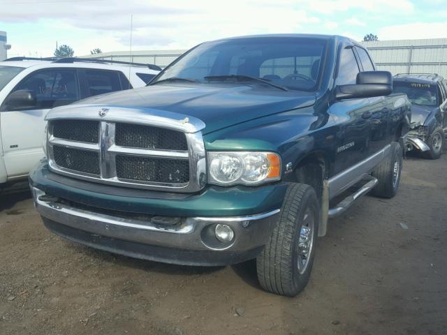 3D7KU28C34G102729 - 2004 DODGE RAM 2500 S მწვანე ფოტო 2