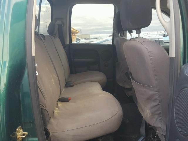 3D7KU28C34G102729 - 2004 DODGE RAM 2500 S მწვანე ფოტო 6