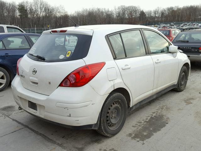 3N1BC13EX7L426758 - 2007 NISSAN VERSA S WHITE photo 4