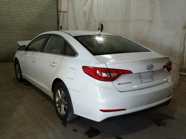 5NPE24AF1GH426156 - 2016 HYUNDAI SONATA SE WHITE photo 3