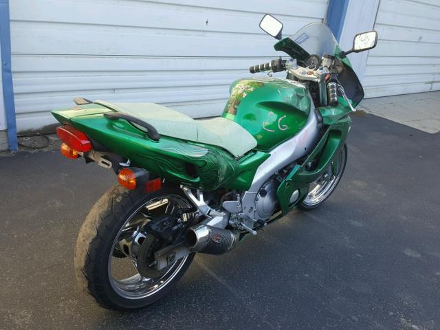 JYARJ10E37A001942 - 2007 YAMAHA YZF600 R GREEN photo 4