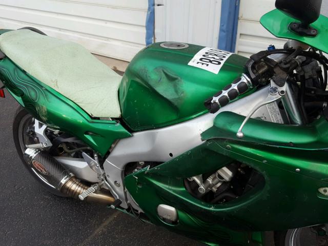 JYARJ10E37A001942 - 2007 YAMAHA YZF600 R GREEN photo 9