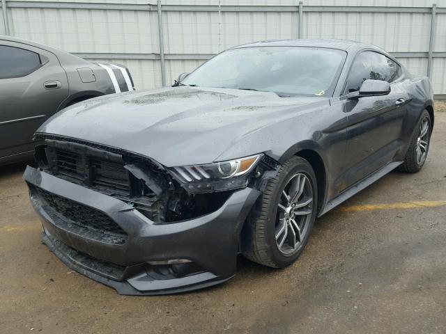 1FA6P8TH3H5328376 - 2017 FORD MUSTANG CHARCOAL photo 2