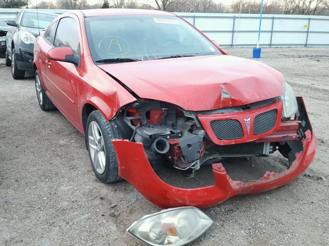 1G2AL18F087124593 - 2008 PONTIAC G5 RED photo 1