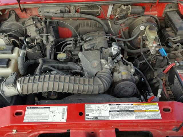 1FTZR15X7WPA74394 - 1998 FORD RANGER SUP RED photo 7