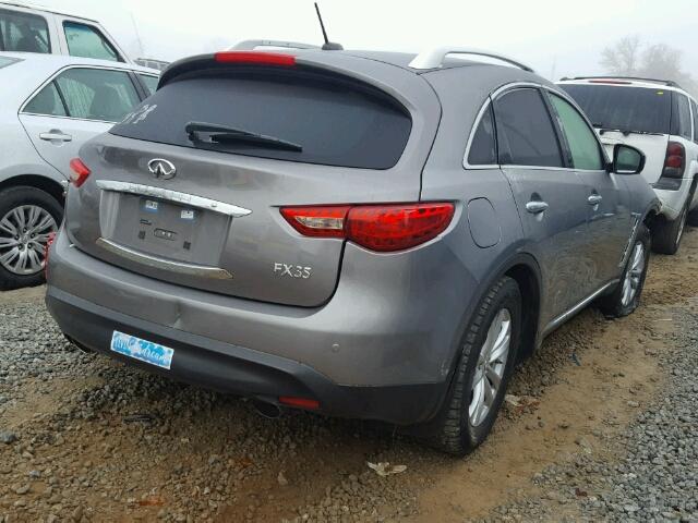 JN8AS1MW1BM734732 - 2011 INFINITI FX35 GRAY photo 4