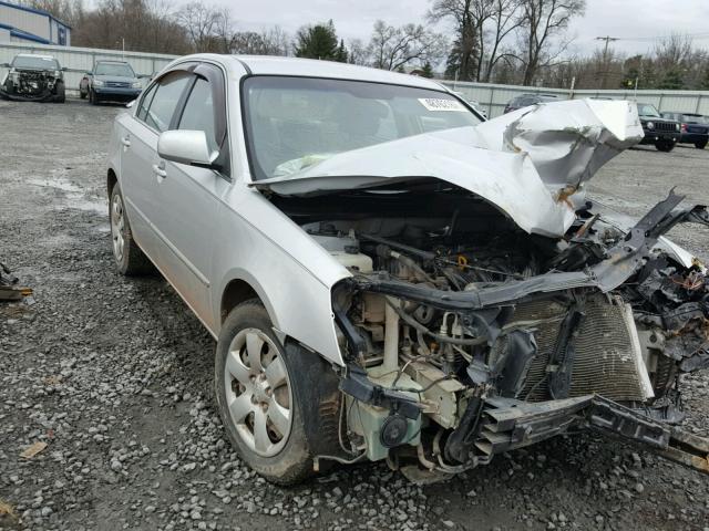 KNAGE123685195708 - 2008 KIA OPTIMA LX SILVER photo 1