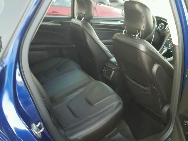 3FA6P0D90DR309090 - 2013 FORD FUSION TIT BLUE photo 6