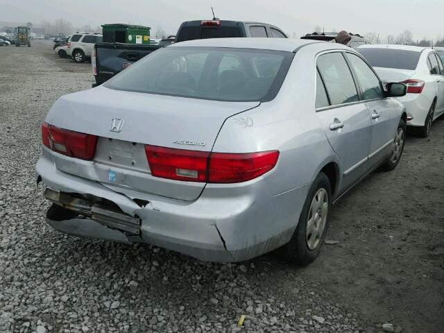 1HGCM56485A814571 - 2005 HONDA ACCORD LX GRAY photo 4