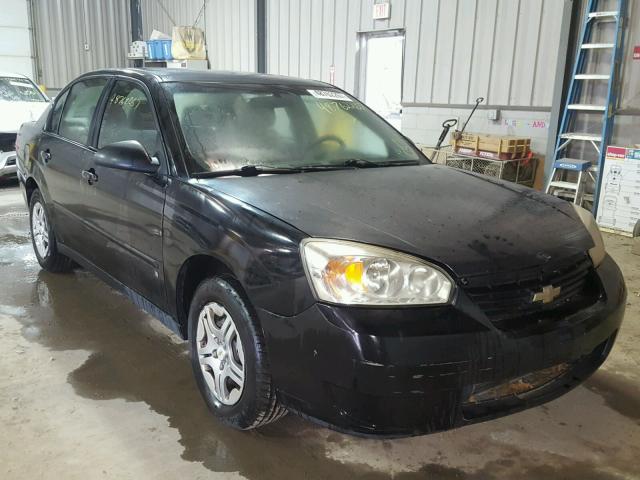 1G1ZS51F76F108079 - 2006 CHEVROLET MALIBU LS BLACK photo 1