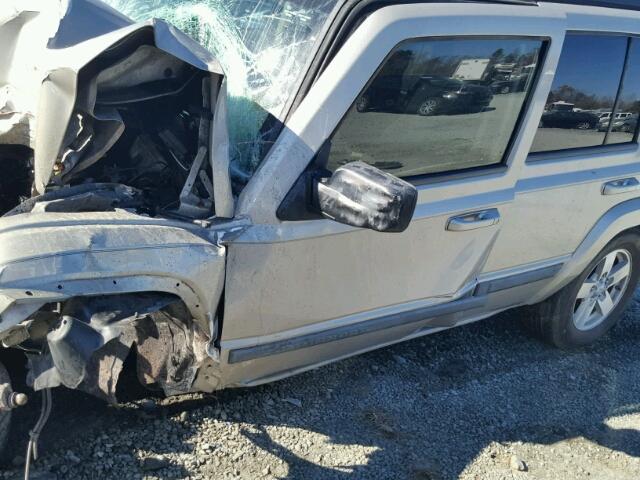 1J8HH48K28C133273 - 2008 JEEP COMMANDER თაფლისფერი ფოტო 10