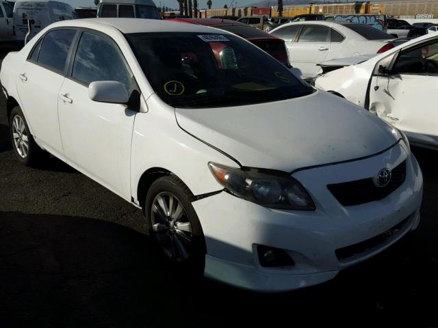 2T1BU4EE8AC407841 - 2010 TOYOTA COROLLA BA WHITE photo 1