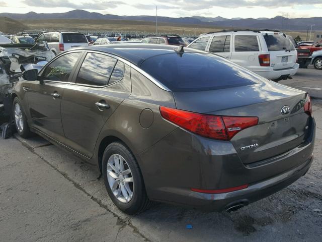 5XXGM4A75DG096489 - 2013 KIA OPTIMA LX GRAY photo 3