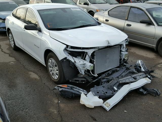 1G1ZA5ST0GF225172 - 2016 CHEVROLET MALIBU L WHITE photo 1