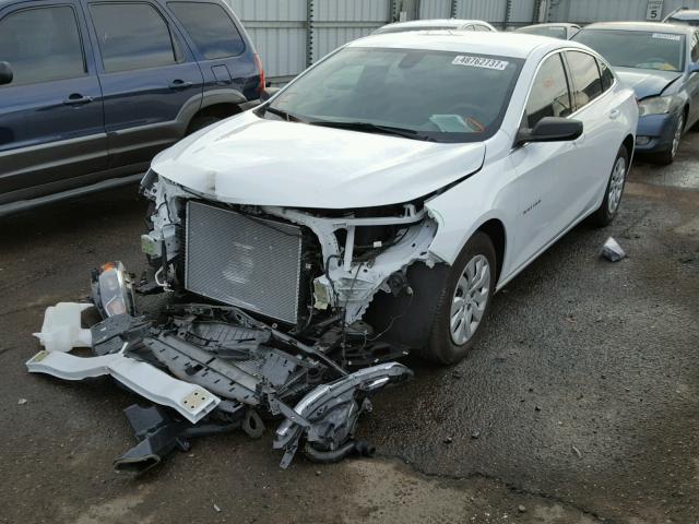 1G1ZA5ST0GF225172 - 2016 CHEVROLET MALIBU L WHITE photo 2