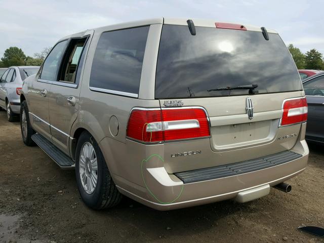 5LMFU28578LJ16874 - 2008 LINCOLN NAVIGATOR GOLD photo 3