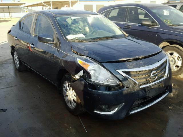 3N1CN7AP1HL874460 - 2017 NISSAN VERSA S BLUE photo 1