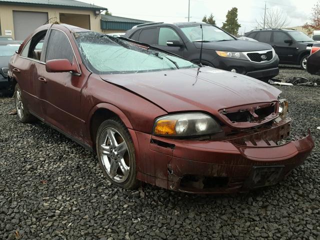 1LNHM87A22Y617419 - 2002 LINCOLN LS BURGUNDY photo 1