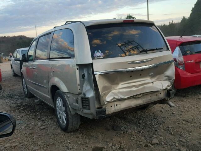 2C4RC1BG5ER158426 - 2014 CHRYSLER TOWN & COU TAN photo 3