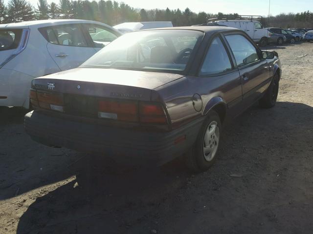 1G1JC1447R7197759 - 1994 CHEVROLET CAVALIER V PURPLE photo 4