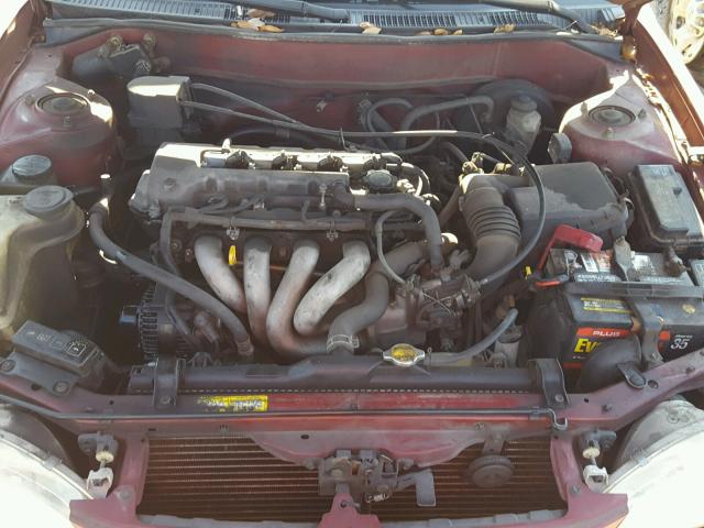 2T1BR12E1YC304176 - 2000 TOYOTA COROLLA VE RED photo 7