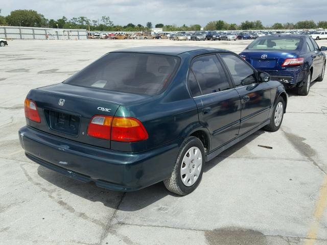 2HGEJ6617XH564032 - 1999 HONDA CIVIC BASE GREEN photo 4