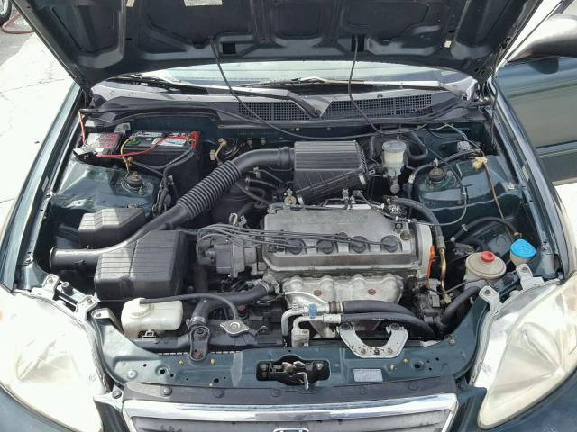 2HGEJ6617XH564032 - 1999 HONDA CIVIC BASE GREEN photo 7